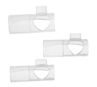 ibasenice 3 Pezzi Aiuto Soffio Flauto Trasparente Per Principianti Bocchino Protezione Membrana Flauti in Bambù Accordatura Do Re Mi Facile Da Usare Controllo Tono e Intonazione