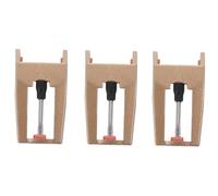 ibasenice 3 pezzi Puntine di Ricambio per Giradischi Vinile Aghi per Lettura Dischi in e Alluminio Resistenti e Compatibili con Vari Modelli Riproduzione Chiara Design Elegante Dorato