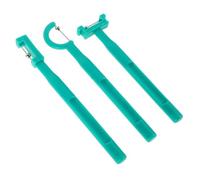 ibasenice 3 pezzi Strumenti Allenamento Muscolare della Bocca per Trainer Lingua in Plastica Verde Esercizi Lateralizzazione e Elevazione Punta Lingua Riabilitazione Logopedia e