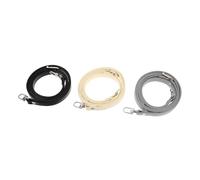 ibasenice 3 Pezzi Tracolle Regolabili per Borse da Donna Cinghia Sostitutiva Crossbody con Fibbie in Strap Estensibile e Staccabile per Borsa Spalla Nero Grigio Beige