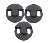 ibasenice 3 Pezzi violoncello smorzatore per violoncello sordina in gomma pad mute per strumenti musicali Nero