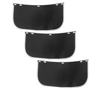 ibasenice 3 Pezzi Visiera Agli per Casco di Nera Ricambio e Sicurezza Bordo in Alluminio 1.0mm, Resistente Urti Facile da Sostituire da Caschi da Saldatura e Cosplay