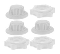 ibasenice 3 set di dado e cappuccio per griglia ventola - Mozzo di bloccaggio dell'elica - Accessorio universale per modelli da scrivania, ricambi per tecnici, diametro interno del dado 3 cm