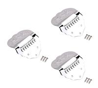 ibasenice 3 Set Potenzia Il Tuo Mandolino K Qb02 Cordiera in Metallo Argentato Facile Cambio Corde 8 Corde*3