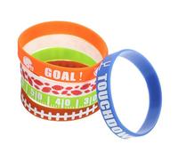 ibasenice 30 Pezzi Braccialetti Sportivi Rugby Silicone da Resistenti e Leggeri Fascia Portatile da Polso per e Squadre Sportive