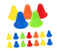 ibasenice 30 Pezzi Secchio con Logo Multifunzionale per Allenamento Agilità Marcatore per Campo di Pattinaggio A Rotelle Coni per Allenamento Coni da Calcio A