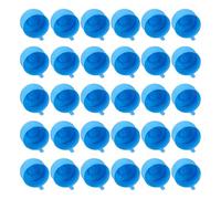 ibasenice 30 Pezzi Tappi per Boccioni Acqua in Plastica Blu, Copertura Resistente Design Sigillante, per Casa e Campeggio