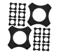ibasenice 30pezzi Anello Antirollio per Microfono in Gomma Anello Antiscivolo per Microfono Portatile Accessori per Protezione Anti-caduta e Anti-rotolamento per Eventi Live e Registrazioni