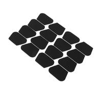 ibasenice 32pezzi Impugnature in Gomma per Plettri da Chitarra Autoadesive Nere per Maggiore Stabilità e Controllo Adatte per Chitarre Acustiche ed Elettriche