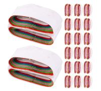 ibasenice 36 spirali colorate per la bocca, ideali per trucchi di e | Striscione di carta a spirale da 52 piedi, divertente illusione ottica per accessori da clown, carnevale, feste, spettacoli ,