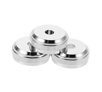 ibasenice 3pezzi Accessori Per Riparazione Valvole Tromba Rame Coperchi Piston Superiori Ricambio Per Musicisti Principianti Ricambio Per Tromba e