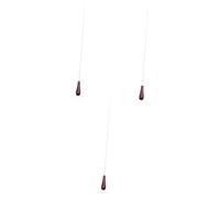 ibasenice 3pezzi Bacchetta Da Direttore Orchestra Resina Rossa Strumento Musicale Colorato Per Concerti e Performance Manico Comodo e Durevole Per Insegnanti e Studenti