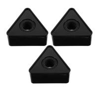 ibasenice 3pezzi Bandierine Triangolari Per Microfono Logo in Plastica Per Interviste Discorsi e Registrazioni Facile Da Usare e Installare Kit Completo