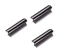 ibasenice 3pezzi Barra Slide Per Chitarra Elettrica Acciaio Inossidabile Hawaiana Nera Design Ergonomico Controllo Avanzato e Sostenuto Per Lap Steel Guitar