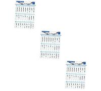 ibasenice 3pezzi Bass Recorder Chords Finger Chart Pratica Per Principianti Con Diagrammi Di Accordi Chiari e Coated Resistente Per Flauto e Clarinetto