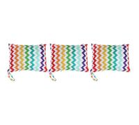 ibasenice 3pezzi Borsa Per Pannolini Per Ragazzo Ragazza Con Doppia Cerniera Sacchetto Riutilizzabile Per Pannolini Bagnati e Secchi Design Arcobaleno Pratica e Facile Da Pulire