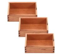 ibasenice 3pezzi Cestini Di Frutta in Miniatura Di Legno Per Case Delle Bambole Scala Piccoli Accessori Di Cibo Da Cucina Per Case Delle Bambole Cestini Di Verdure Per Mini