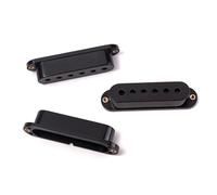ibasenice 3pezzi Coperture Pickup Single Coil Per Chitarra Elettrica Facili Da Installare Nera Ricambi Per Chitarra Per Musicisti e Amanti Della Musica