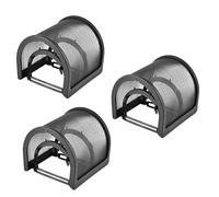 ibasenice 3pezzi Coprimicrofono U-shaped Isolante Antivento Doppio Per Registrazione e Streaming Protezione Da Saliva e Vento Facile Da Installare Compatibile Con Vari Microfoni