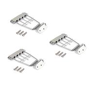 ibasenice 3pezzi Corde Cromato Regolabile Tailpiece Per Chitarra Archtop Con Viti Spaziatura Parti Di Ricambio Per Musicisti e Appassionati Di Chitarra