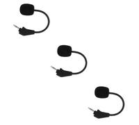 ibasenice 3pezzi Cuffie Con Microfono Flessibile Microfono Headset and Play Per Conferenze e Streaming Compatibile Con Giochi e Voce Accessorio Per Eventi e Presentazioni