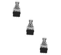 ibasenice 3pezzi Effetti Per Chitarra Elettrica Interruttore Pin Accessorio Musicale Resistente e Facile Da Usare Per Progetti Elettronici
