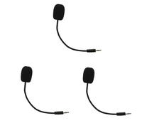 ibasenice 3pezzi Microfono Da Gioco Con Cancellazione Del Rumore Cuffie Per Computer Con Design In- Microfono Flessibile Per Streaming e Voce Per Conferenze e Gioco Connettore