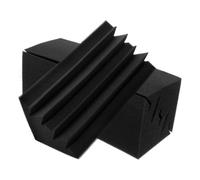 ibasenice 3pezzi Pannello Fonoassorbente Per Trappola Bassa Frequenza Unità Materiale Spugnoso Ad Alta Densità Per Pareti Diffusore Acustico Per Cinema Studio Registrazione