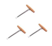 ibasenice 3pezzi Strumento Alesatore Portatile Con Impugnatura t Per Alesatura Per Perni Ponte Di Chitarra Utensile Resistente Per Falegnameria e Liuteria