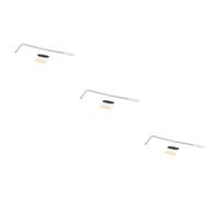 ibasenice 3pezzi Tremolo Arm Bar Per Chitarra Elettrica Argento Con Tappi e Facile Da Installare Compatibile Con Sistemi Ponte Singolo Per