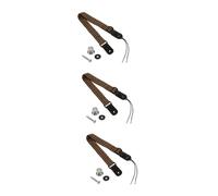 ibasenice 3pezzi Ukulele Strap Stile Cinghia Vera Per Chitarra Facile Da Installare Sostituzione Per Cinghia Usurata