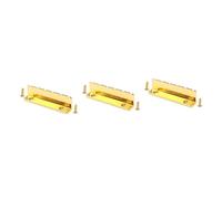 ibasenice 3sets Guitar Metal Nut Shaped Replacement Pre-slotted for String Electric Guitars and Lightweight for Clearer Melodies and Easy Installation