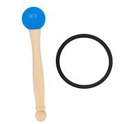 ibasenice 3sets Mallet Per Ciotola Cantata Legno e Gomma Strumento Per Musicisti e Principianti Accessorio Per Ciotole Sonore e Percussioni Design Ergonomico e Antiscivolo Per Appassionati