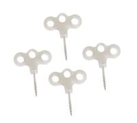 ibasenice 4 Pezzi Chiodi Della Gancio Per Picchetto Campeggio Pali Della Posta in Gioco Picchetti Per Tende Pesanti Chiodi Filettati Per Tende Testa Luminosa in Plastica