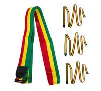 ibasenice 4 pezzi Cinghia Tamburo Africano Regolabile in Nylon con Meccanismo Quick Release Tracolla Ergonomica e Leggera per Djembe da Accessorio Portatile per Musicisti in Movimento