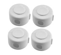 ibasenice 4 pezzi Copri Manopole per Porte Sicurezza Rivestimento Protettivo Antipizzicamento per Casa Facile Installazione e Materiale Resistente