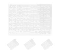 ibasenice 4 Pezzi Lettere Termoadesive in Vinile Bianco, Principianti | Finitura Liscia e Uniforme, per Nomi e Iniziali, Cappelli e Felpe, Personalizzazione Semplice