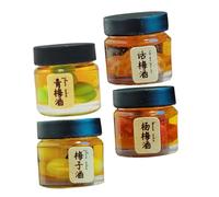 ibasenice 4 Pezzi Miniature Dollhouse Kitchen Kit Artificial Drinks Realistic Pretend Play Food Toys For Collectors And