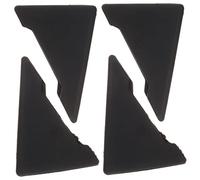 ibasenice 4 pezzi Protezione Angoli Portiera Auto in Silicone Paraurti Anti-collisione e Antigraffio per Tutti i Veicoli Resistente Facile da Installare Accessorio Auto Essenziale
