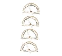 ibasenice 4 Pezzi Righello Angolare Per Kit Per Lavorazione Del Legno Goniometro Per Ingegnere Righello Da Disegno Giocattoli Da Costruzione Per Kit Per Lavorazione Del Legno Righello Per