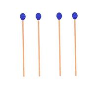 ibasenice 4 Pz Martelletto Della Marimba Campana a Percussione Bacchetta Per Basso Marimba Bacchetta Di Percussione Mazze a Percussione Tamburo Di Legno Poliestere Palo D'acero