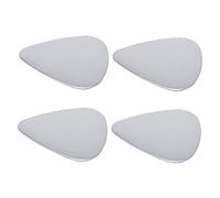 ibasenice 4 Pz Paddle in metallo per chitarra plettri per chitarra esotici plettri per chitarra jazz plettri chitarra acoustic guitar plettro per chitarra elettrica plettro basso Silver
