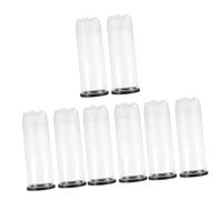 ibasenice 4 Set Palline Tennis Trasparente Pvc Contenitore E Portatile Per Palline Organizer Sportivo Riutilizzabile E Durevole Per Tennis 2 * 4