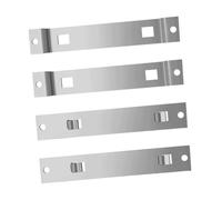 ibasenice 4 Set per Uccelli Inossidabile Kit Uccelli Sospensione Versatile per Esterni Facile Installazione su Recinzioni e Resistente