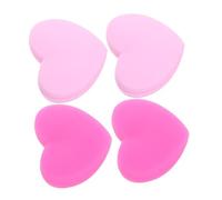ibasenice 4 Smorzatori per Silicone Forma Cuore Assorbitori Morbidi e Resistenti Riduzione Urti per Protezione Accessori Divertenti per Giocatori