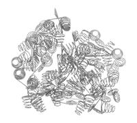 ibasenice 40 Pezzi Contatti a Molla per Batteria Aaa, Clip di Ricambio in Metallo per Telecomando e Torcia Elettrica, Molle di Compressione Conduttive per Scatola Batterie, Accessori