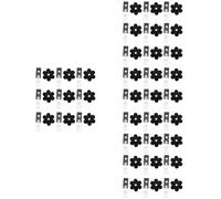 ibasenice 40 Set Clip Antivento per da da Fissaggi Gomma per Stendardi da Supporti e Stopper per Facile da Usare e Leggero per Giorni Ventosi