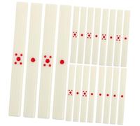 ibasenice 44 Pezzi Accessori Da Tavolo Mahjong Accessori Per La Di Gioco Mahjong Gioco Cinese Che Conta i Bastoncini Bastoncini Per Scommesse Per i Giochi Cinesi Rosso Plastica