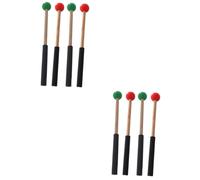 ibasenice 4paia Bacchette Per Marimba Drum Percussione Resistente Musicisti e Insegnanti
