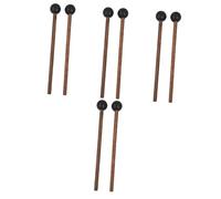 ibasenice 4paia Bacchette Per Percussioni Legno Con Manico Ergonomico Mallet Per Xilofono e Marimba Strumenti Musicali Per Iniziali Facile Da Usare e Portatile